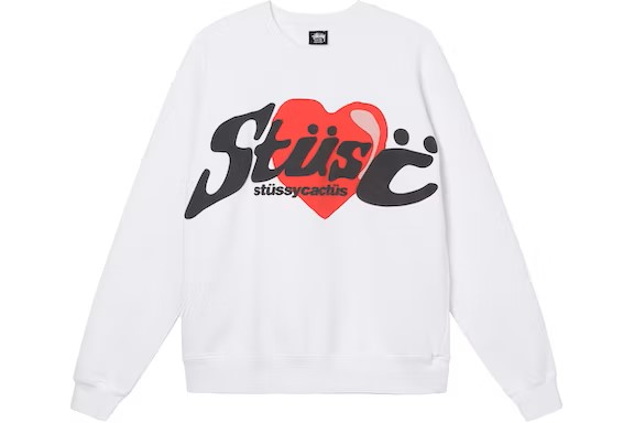 Stussy x CPFM Heart Crewneck Sweatshirt
