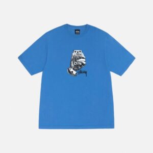 ALL BETS OFF TEE PIGMENT DYED BLUE