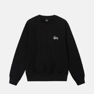 BASIC STUSSY CREW BLACK