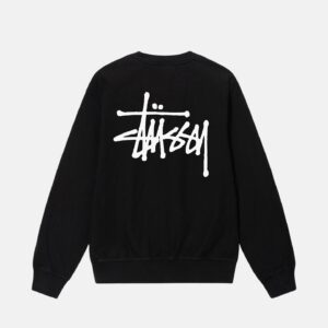 BASIC STUSSY CREW BLACK