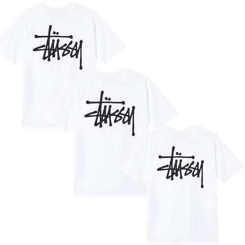 BASIC STUSSY TEE COMBO WHITE