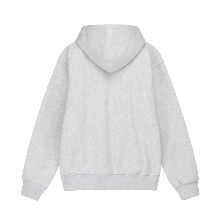 BLOCK SPORT ZIP HOODIE GREY