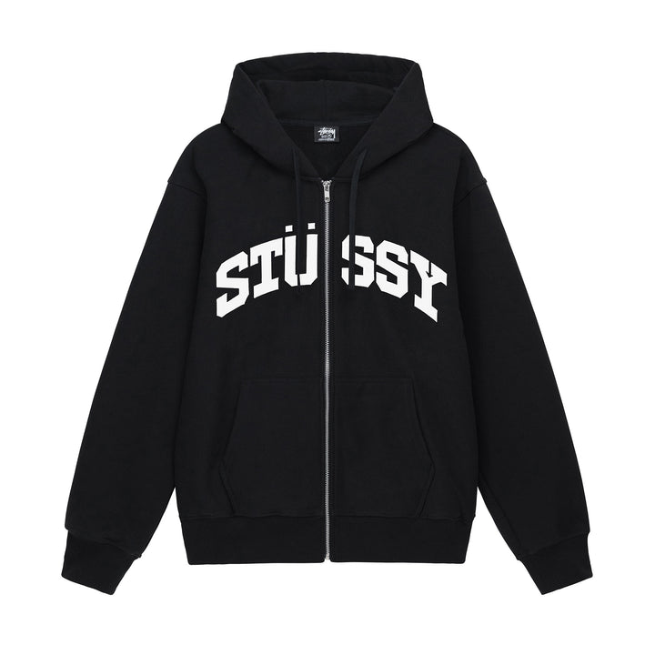 BLOCK SPORT ZIP HOODIE BLACK