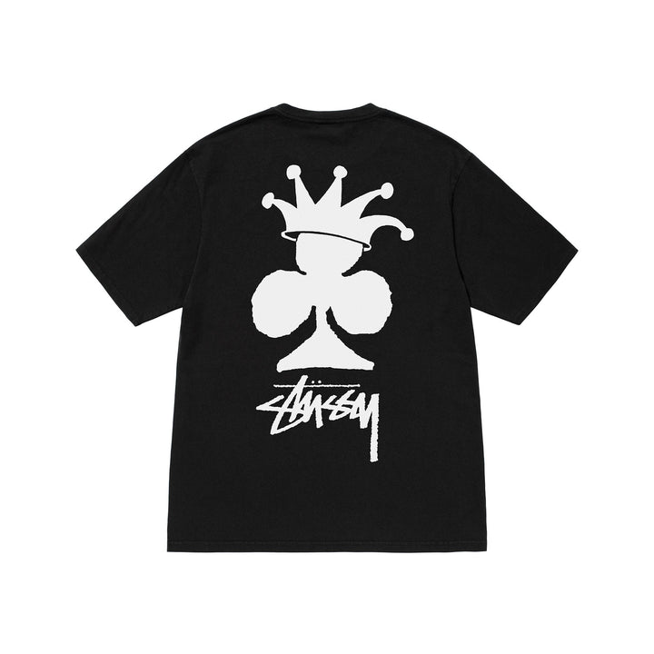 CLUB CROWN PIGMENT DYE BLACK TEE