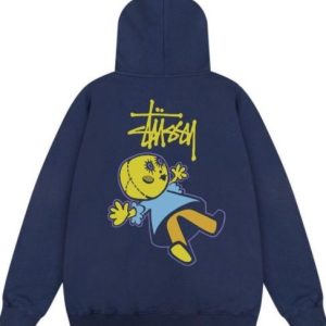 DOLLIE ZIP HOODIE BLUE