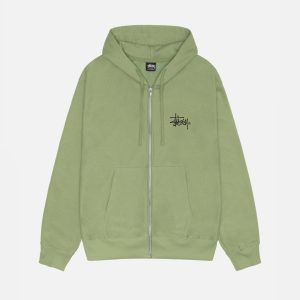 IST VENUS ZIP HOODIE MOSS