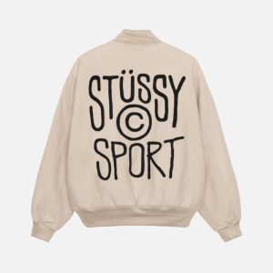 SPORT MELTON VARSITY JACKET