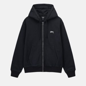 STOCK LOGO ZIP HOODIE